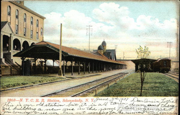 N.Y.C.R.R. Station Schenectady New York