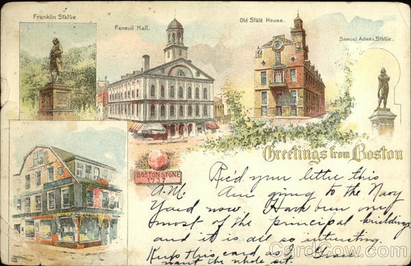 Greetings from Boston Massachusetts