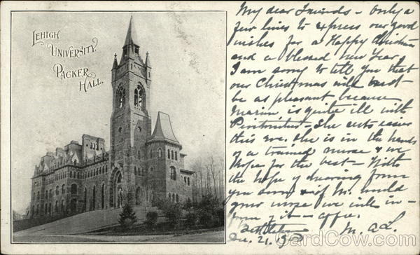 Lehigh University - Packer Hall Bethlehem Pennsylvania