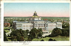 Congressional Library Washington, DC Washington DC Postcard Postcard Postcard