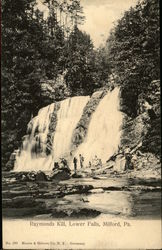 Raymonds Kill, Lower Falls Postcard