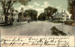 Main Street West Townsend, MA Postcard Postcard Postcard