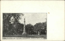 Soldiers and Sailors Monument Postcard