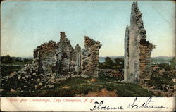 Ruins Fort Ticonderoga Postcard