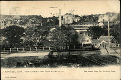 View Looking East from Franklin Street Ansonia, CT Postcard Postcard Postcard