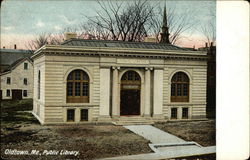 Public Library Postcard