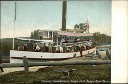 Steamer Hawthorne in Songo Lock, Songo River, Maine Steamer Hawthorne in Songo Lock, Songo River, Maine