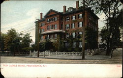 Old Ladies Home Postcard