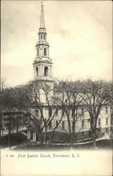 First Baptist Church Postcard