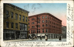 Cuttings Corner and Richmond Hotel Postcard