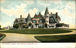 Mr. Henry Clews' Residence - The Rocks Postcard