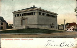 Ray Memorial Library Postcard