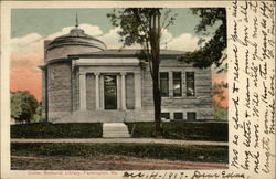 Cutler Memorial Library Postcard