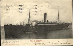 SS Romanic Postcard