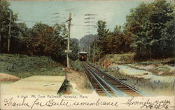 Mt. Tom Railroad Holyoke, MA Postcard Postcard Postcard