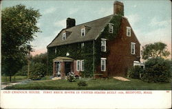 Old Cradock House Medford, MA Postcard Postcard Postcard