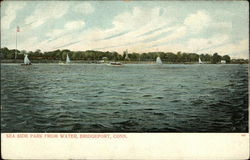 Sea Side Park from the Water Bridgeport, CT Postcard Postcard Postcard