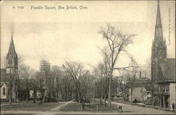 Franklin Square New Britain, CT Postcard Postcard Postcard