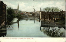 Pawtucket River Above Falls Postcard