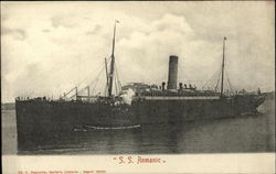 SS Romanic Postcard