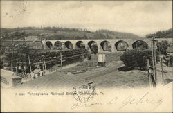 Pennsylvania Railroad Bridge Postcard