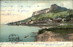 From the River on the Burlington Route Trempealeau, WI Postcard Postcard Postcard