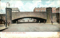 Railroad Arch Springfield, MA Postcard Postcard Postcard