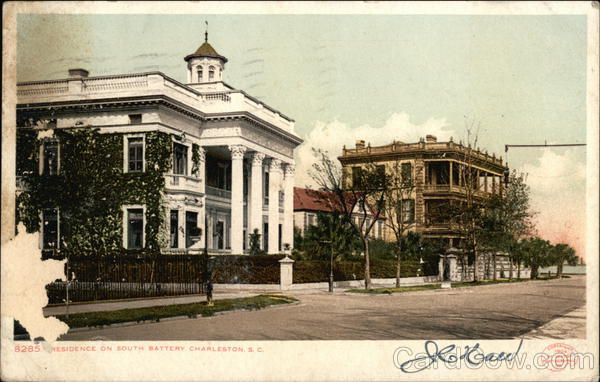 Residence on South Battery Charleston South Carolina