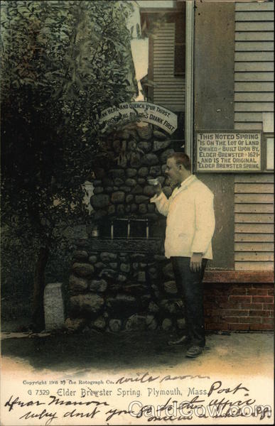Elder Brewster Spring Plymouth Massachusetts