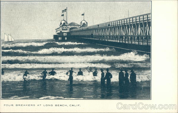 Four Breakers - Walter M. Reeves Mission Artist Long Beach California