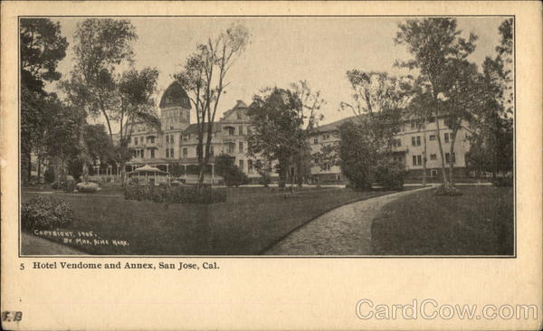 Hotel Vendome and Annex San Jose California