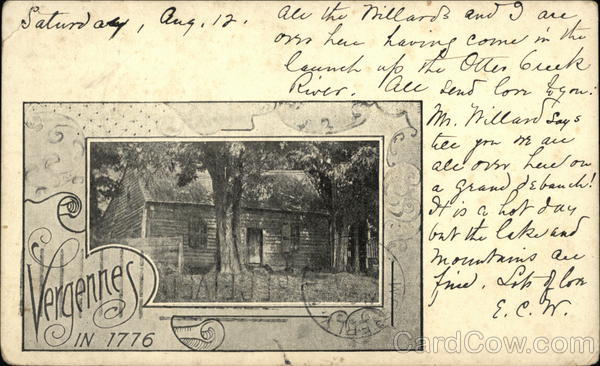 Vergennes in 1776 Vermont