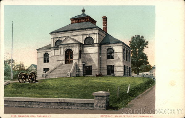 Memorial Hall Rutland Vermont