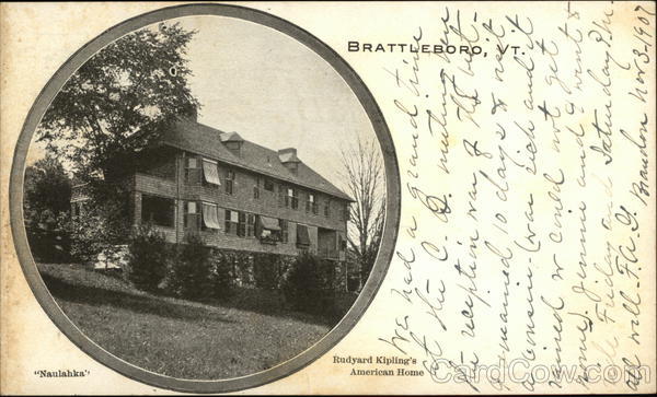 Rudyard Kipling's American Home Brattleboro Vermont