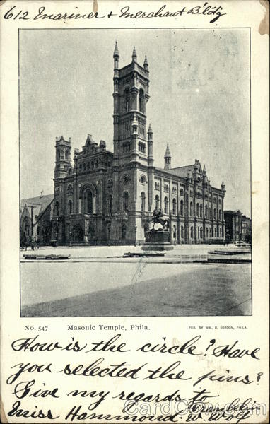 Masonic Temple Philadelphia Pennsylvania