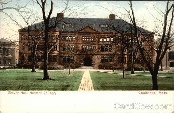 Seaver Hall, Harvard College Cambridge Massachusetts
