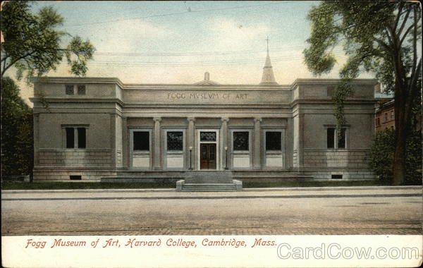 Fogg Museum of Art at Harvard College Cambridge Massachusetts