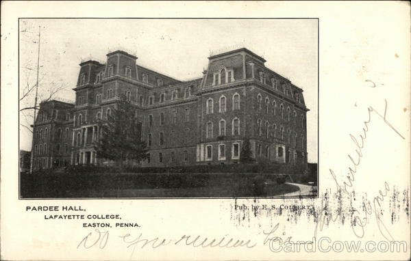 Lafayette College - Pardee Hall Easton Pennsylvania