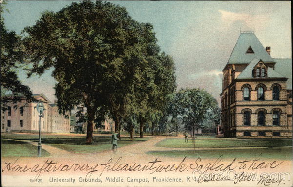 University Grounds, Middle Campus Providence Rhode Island