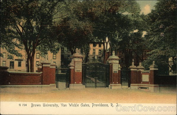 Brown University, Van Wickle Gates Providence Rhode Island