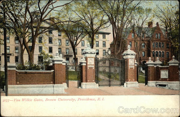 Van Wilkie Gates at Brown University Providence Rhode Island