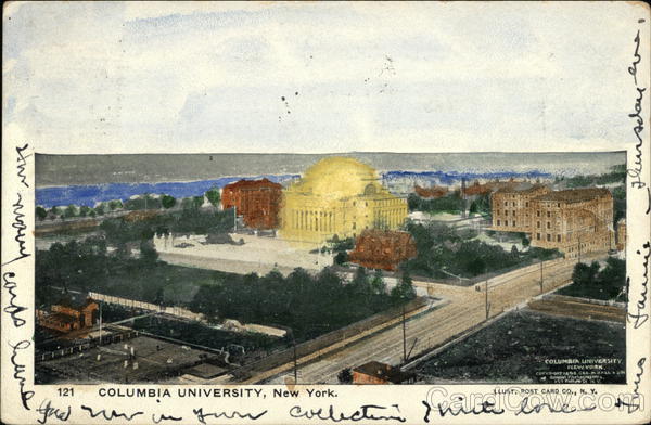 Aerial View of Columbia University New York