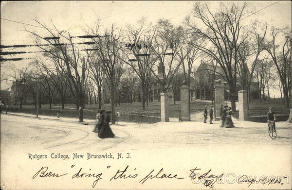 Rutgers College New Brunswick New Jersey