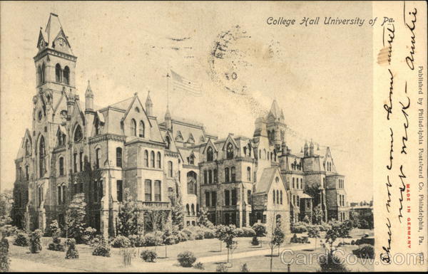 University of Pennsylvania - College Hall Philadelphia