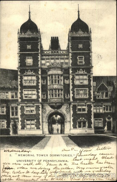 Memorial Tower Dormitories, University of Pennsylvania Philadelphia