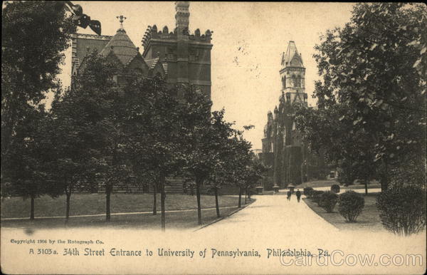 34th Street Entrance to University of Pennsylvania Philadelphia