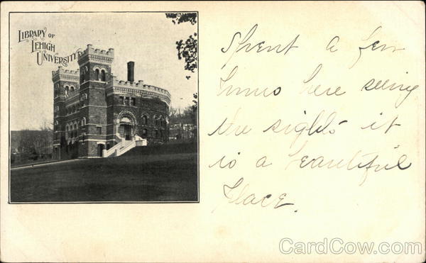 Library of Lehigh University Bethlehem Pennsylvania