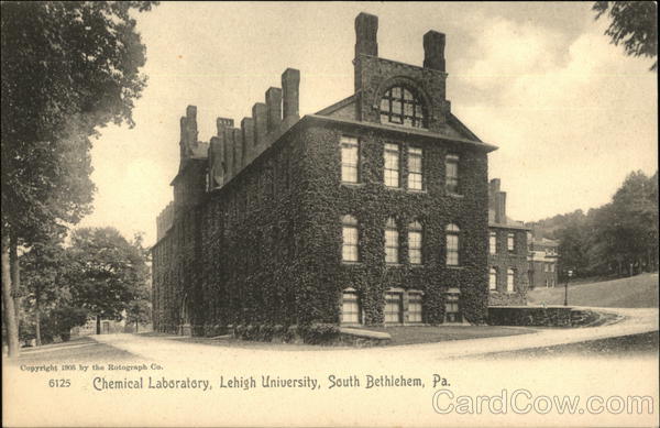 Chemical Laboratory at Lehigh University Bethlehem Pennsylvania