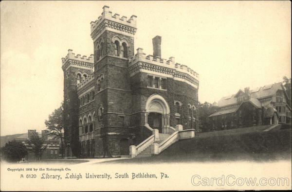 Library at Lehigh University Bethlehem Pennsylvania