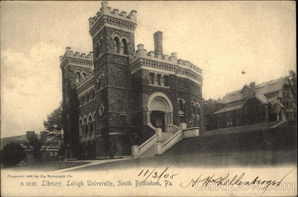Library at Lehigh University Bethlehem Pennsylvania